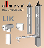 Almeva LIK internal concentric air-gas flue system