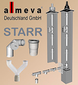 Almeva STARR rigid gas flue system